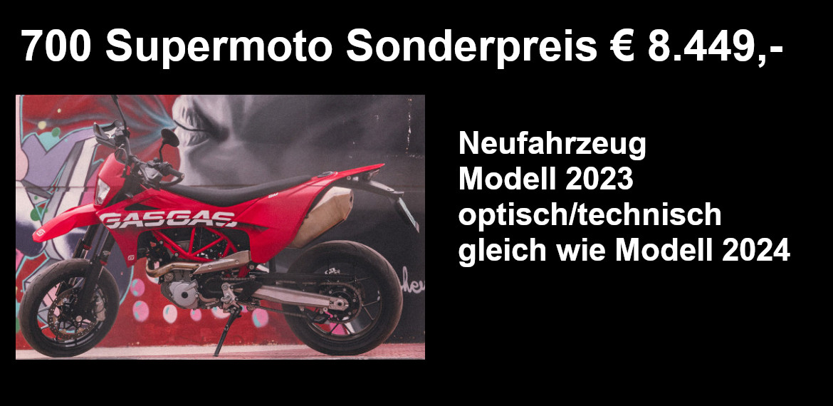 Fahrzeug mit Umbau siehe Reiter Motorräder - SM 700 Sonderpreis